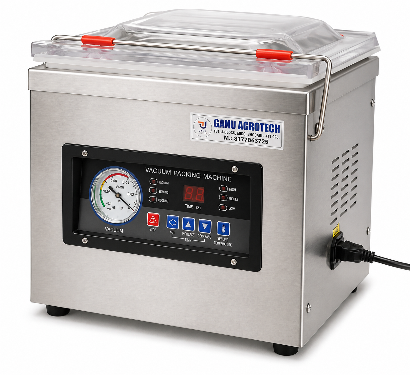 Vaccum Chamber Pouch Packing Machine